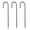 30cm silver J shape, variant on 3Pcs L/Ushape Trampolines Rebars Stakes Galvanised Steel Ground Anchors Camping Tent Peg Landscape Garden Ground Stakes