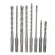 thumbnail image 2 of Brocas De Perforación Para Hormigón, Punta De Carburo Amplia Compatibilidad Trabajo Eficiente Broca De Martillo De 8 Piezas Para Piedra, 2 of 7