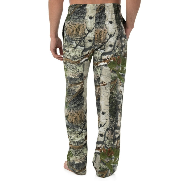 Mossy Oak Men's Relaxed Fit Camo Fleece Sweatpants