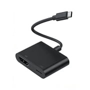 USB C to HDMI Adapter, Type C to 4K HDMI Adapter with 100W PD Multiport Digital AV Converter for MacBook Pro/air, iPad Pro/air, iPhone 15/16/17, Tablets, Switch and More USB-C Devices