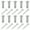 M8 by 25, variant on WINDLAND 10Pcs Single Hole Clevis Pin Fasteners Flat heads Cylindrical Pin Replacement