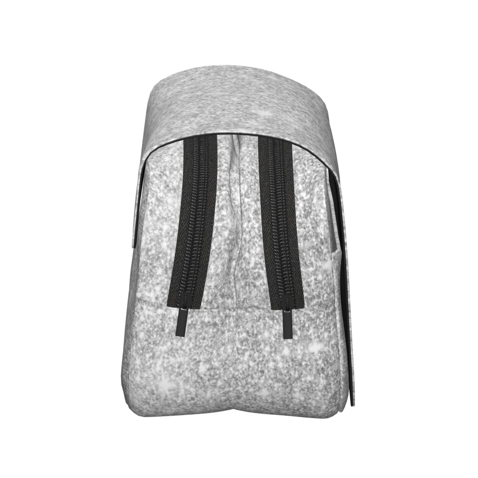 Rateoe Silver Glitter Pattern Double Clamshell Pen Case, Storage Organizer with Two Zipper Compartments– Holds Up to 50 Pencils & Pens