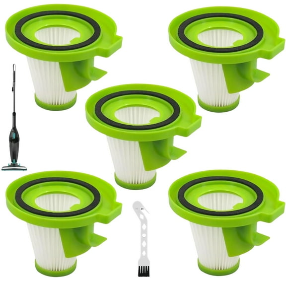 Guerkuk 5-Pack Replacement for HEPA Filters for IonVac 8200 Vacuum Cleaner