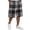 EK37_Black, variant on Lumtrix Men Summer Plaid Shorts Big and Tall Casual Elastic Waisted Dress Shorts Soft Knee Legth Short with Pockets Dark Blue 5XL