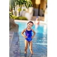 thumbnail image 4 of Youmei Girls One Piece Swimsuits Quick Dry Beach Swimwear Bathing Suit 3-12 Years, 4 of 7