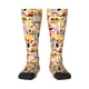 thumbnail image 1 of Fotbe Cars Calcetas Divertidas Estampadas para Hombre y Mujer, Calcetas de Algodón hasta la Rodilla para Caminar, Correr, Enfermería y Embarazo, 1 of 6