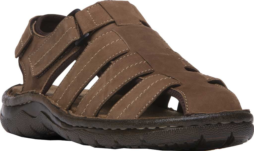 Bronze,Lable 42/8 D M US Men Mens Leather Sandals Comfortable Soles Breathable 