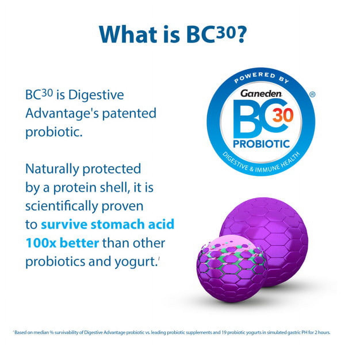 Digestive Advantage Intensive Bowel Support, Probiotic Digestive Enzyme Supplement - 96 Capsules