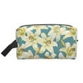 thumbnail image 2 of Uemuo Lilies Flowers Pattern Portable Toiletry Bags with Handle, Waterproof travel Make up Bags for Women, Large Capacity Travel Cosmetic Bags, 2 of 9