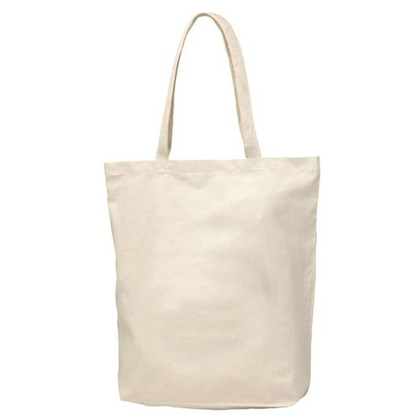 Debco - Debco E6065 Econo Cotton Tote Bag with Gusset - Natural - 12 ...