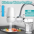 thumbnail image 1 of WIFKLSIIPG Faucet Water Filter for Kitchen Sink or Bathroom Mount Filtration Tap Purifier(White), 1 of 7