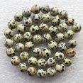 thumbnail image 4 of K-KED Beautiful A Strand Dalmation Jasper 6-10mm Round Loose bead 15.5 inch -8 mm, 4 of 6