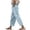 j77-Sky Blue, variant on Womens Casual Pants Solid Color Drawstring Waist Loose Straight Leg Pants With Pockets Ladies Breathable Everyday Trousers,XXL
