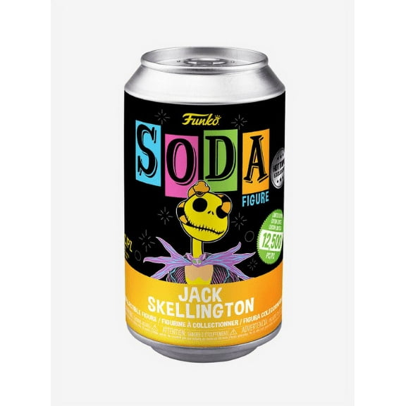 Funko The Nightmare Before Christmas Soda Jack Snake Blacklight Vinyl Figure Hot Topic Exclusive Chance of Chase