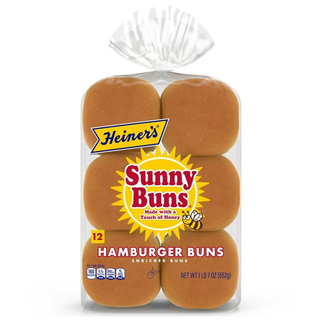 Heiner's Seeded Hamburger Buns 12 ct.