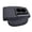 Black, variant on Ergonomic Car Console Cover Features Convenient Cup Holder & Secure Phone Mount Raised Car Center Console Lid for Travel