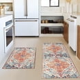 thumbnail image 3 of Boho Style Kitchen Rugs and mats Set of 2,Farmhouse Kitchen Mats for Sink,Non Slip Absorbent Stain Resistant Kitchen Laundry Area Rugs Runner 17 X48/17X24 Inch, 3 of 5