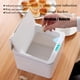 thumbnail image 4 of Cubo de basura automático sin contacto, ahorro inteligente, para dormitorio, cocina y Blanco 4L, 4 of 9