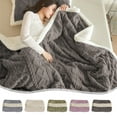 thumbnail image 3 of Twin Size Flannel Bed Blanket,Winter Comfortable Fleece Blanket Throws,Fall Soft Comfy Lightweight Warm Blankets,Skin-Friendly Fluffy Nap Blanket for Bedroom Sofa Chair Couch Travel, 3 of 7