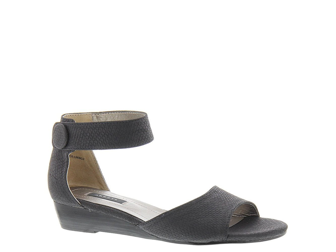 Array Shoes - ARRAY Womens Havana Open Toe Ankle Strap Wedge Pumps ...