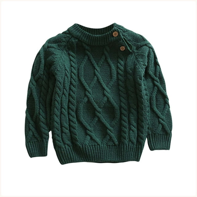 Cardigan à Manches Courtes, Chandail Tricoté en Molleton à Manches Longues pour Enfants