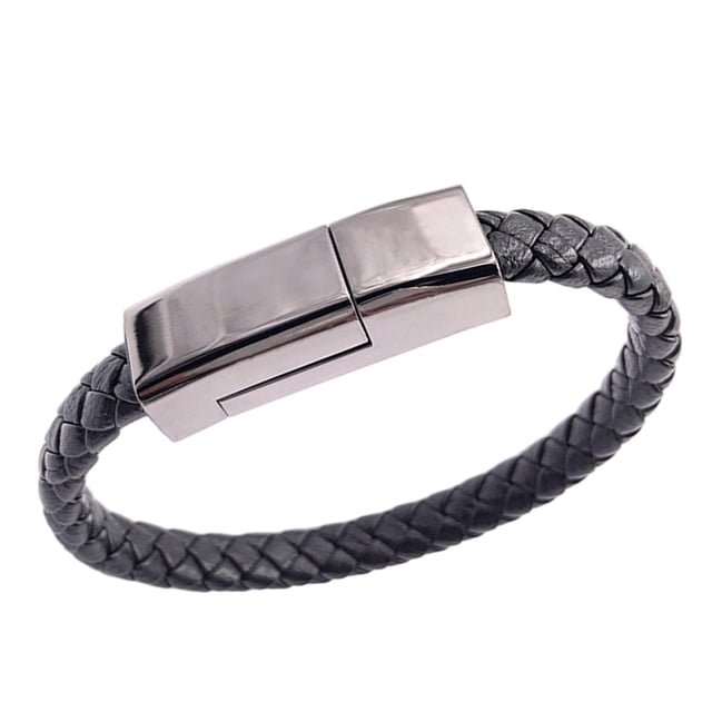 Carga USB Cable de datos Teléfono móvil Muñequera Cargadores Correas Baoblaze Cable de datos de pulsera