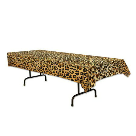UPC 034689578505 product image for Beistle Company 57850 Leopard Print Tablecover - Pack of 12 | upcitemdb.com