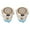 Yellow, variant on M Buder 2Pcs Push Button Switch 4-Pin 19mm Round Flat Head Stainless Steel Shell with Light IP65 12-24VDC Red (0.75 inches / 19 mm)