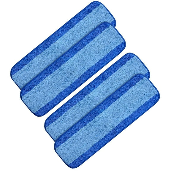 4Pcs Replacement Microfiber Cleaning Pads for Bona Mop 18 Inch Reusable Tools TAPDRA Spare Part