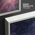 thumbnail image 4 of wall26 Framed Canvas Print Wall Art Celestial Electric Star Nebula Galaxy Astronomy &amp; Space Sky Digital Art Realism Rustic Scenic Colorful for Living Room, Bedroom, Office - 24"x36"x3 W, 4 of 5