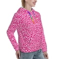 thumbnail image 6 of Sikiie Leopard Women's Casual Hoodies Long Sleeve Lightweight Pullover Tops Loose Sweatshirt-Medium, 6 of 7