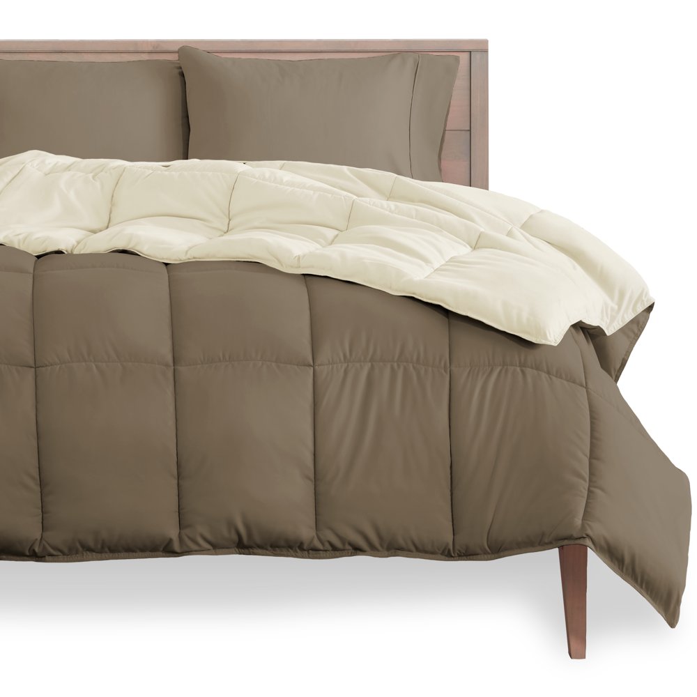 Bare Home Goose Down Alternative Reversible Comforter (Twin/Twin XL