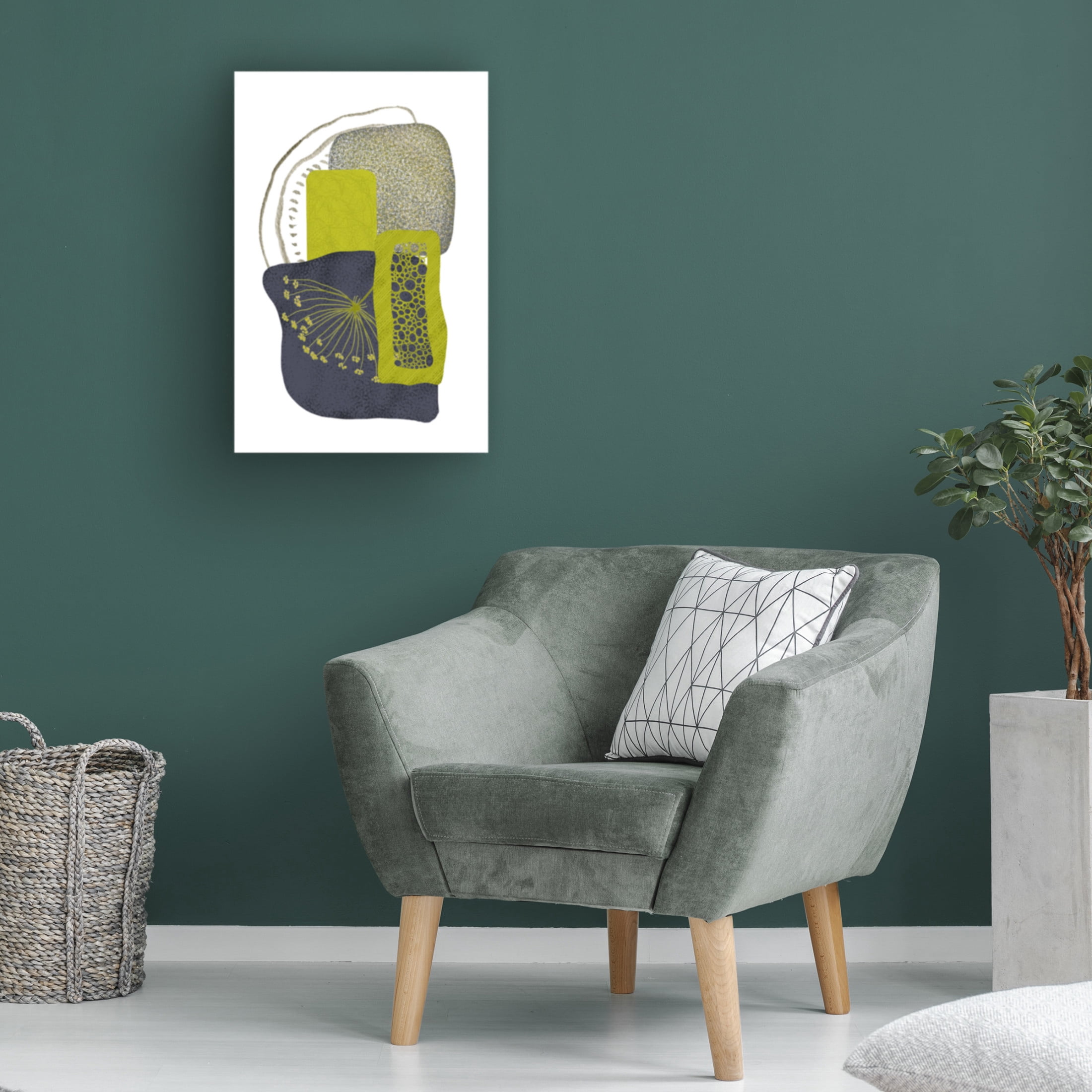 Trademark Fine Art Sally Ann Moss Love of Form 2 Canvas Wall Art