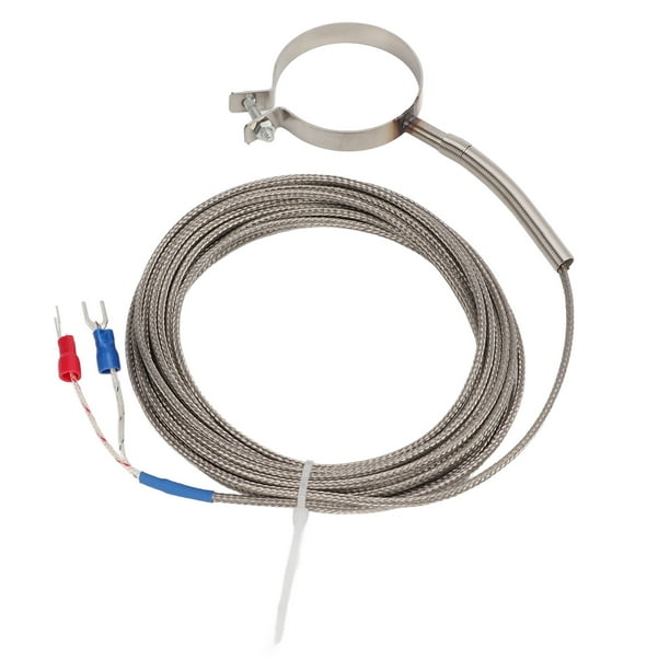 Termopar tipo K, termopar con rosca, sonda controladora de temperatura de termopar circular de alta sensibilidad y alta capacidad