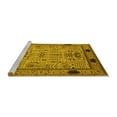 thumbnail image 2 of Ahgly Company Machine Washable Indoor Rectangle Oriental Yellow Traditional Area Rugs, 5' x 8', 2 of 4