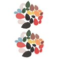 thumbnail image 4 of 1 Bag of Ceramic Mosaic Tiles DIY Mosaic Tiles Leaf-shaped Mosaic Tiles DIY Art Projects, 4 of 4