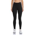 thumbnail image 5 of Women's Active Stretch Leggings with Pockets Mid Rise Yoga Pants, 5 of 7