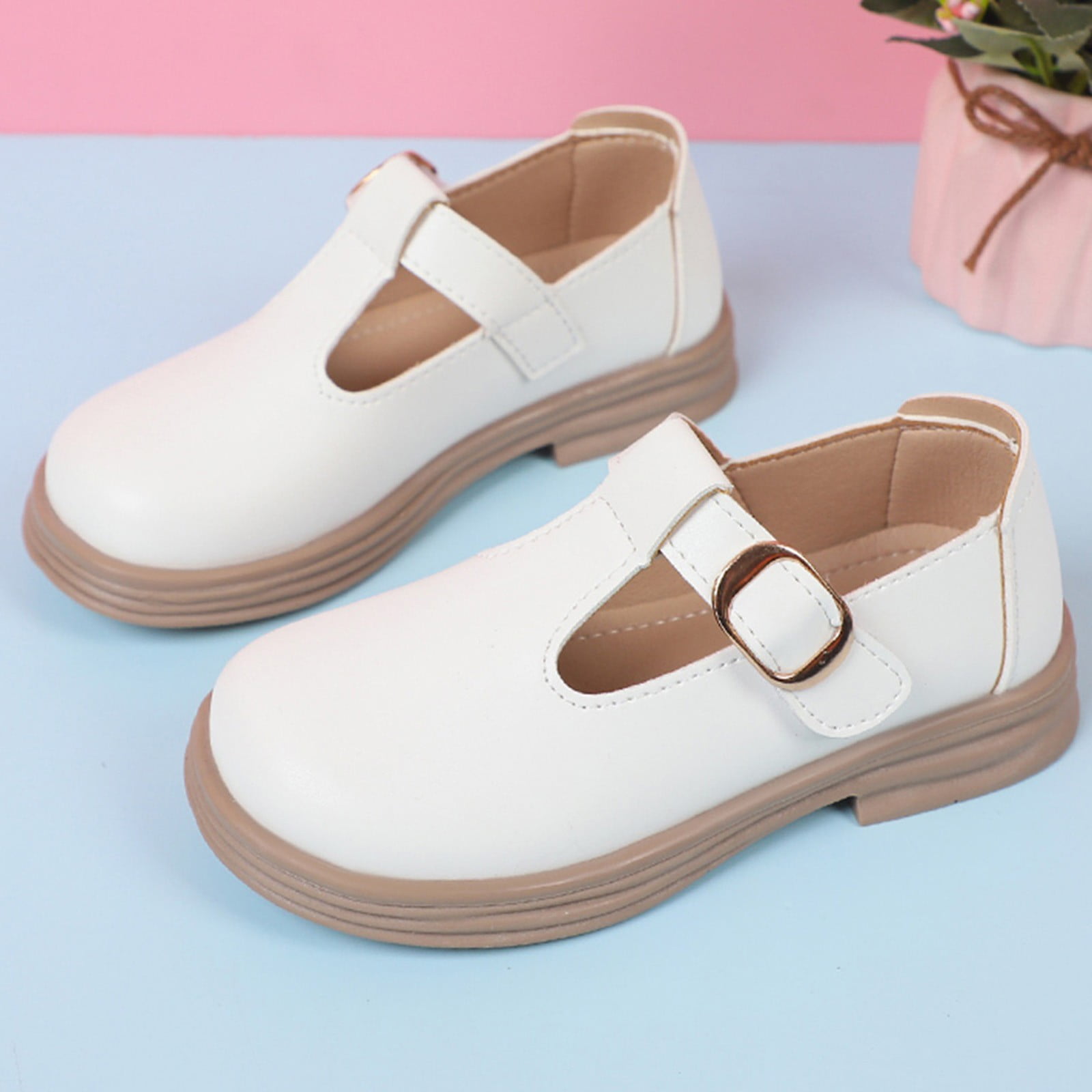 nsendm Girls Shoes Big Kid Female Toddler Size 8 Tennis Shoes Children Shoes Chunky Heel Platform Shoes Fashion Casual Children Sandals Tennis Cat