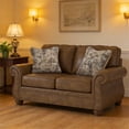 thumbnail image 2 of Signature Design by Ashley Shadsburne Brown Loveseat, 2 of 17