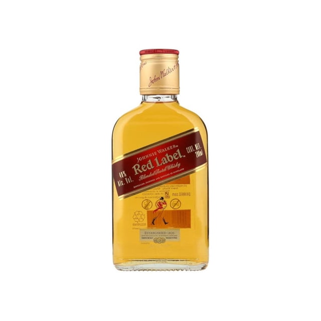 Whisky Johnnie Walker Red vidrio 200 ml