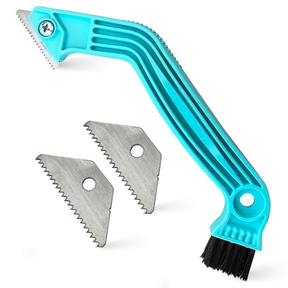 PentaUSA  Grout Removal Tool -2 Extra Blades  Caulk Remover Tool for Tiles, Tile Grout Scraper Saw, Grout Saw,Caulking Tools, Scraper, Tile Joint Cleaning Brush