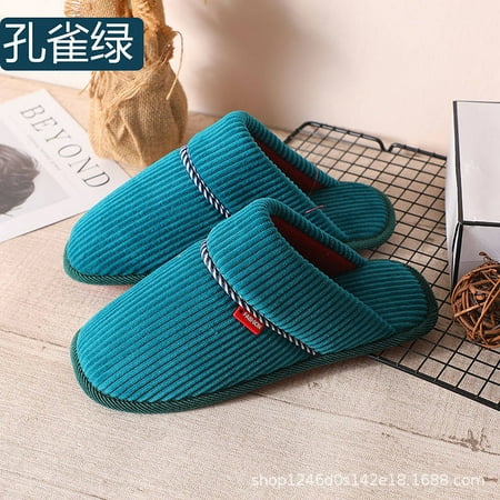

Corduroy handmade cotton slippers semi-finished shoes upper upper cotton shoes made of shoes fabric made by yourself Upper
