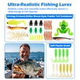 thumbnail image 4 of GOANDO Fishing Lures, 78pcs Fishing Gear Included Tackle Box for Bass/Saltwater/Trout/Worms, Fishing Gifts for Men, 4 of 8