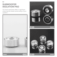 thumbnail image 4 of Almohadilla amortiguadora para altavoces, base para amplificadores, base para subwoofer, base para tocadiscos, audio Hi-Fi., 4 of 6