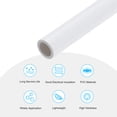 thumbnail image 3 of Uxcell Rigid Round Pipe 5mm ID 7mm OD 9" Length White High Impact, 3 of 6
