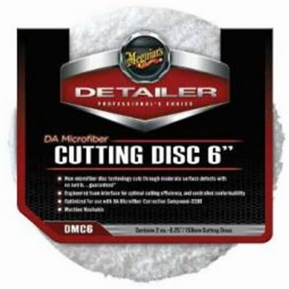Meguiars  Da Microfiber Cutting Disc 6 in. - Pack of 2