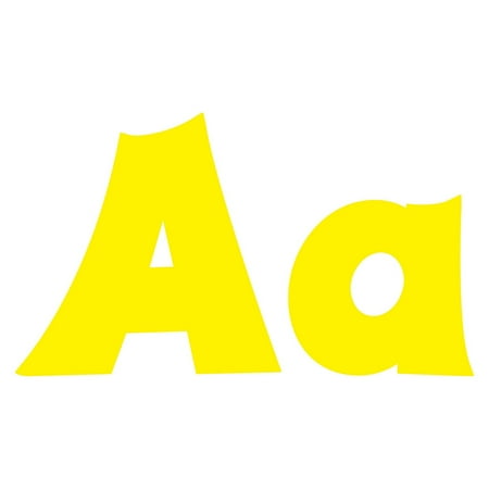 UPC: 0078628798043 | (Price/PK)Trend Enterprises T-79804 Yellow 4In Combo Pack Uppercase – Lowercase
