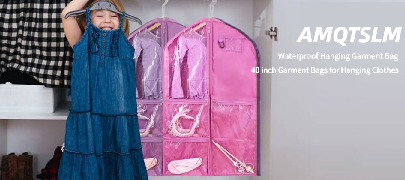 Waterproof Hanging Garment Bag,40 inch Garment Bags for Hanging  Clothes,Garment Bags for Travel Stor…See more Waterproof Hanging Garment  Bag,40 inch