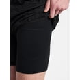 thumbnail image 4 of Athletic Works Men's and Big Men's 2 in 1 Gym Shorts with Liner, 6" & 8" Inseams, Sizes S-3XL, 4 of 5
