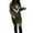 Army Green_001, variant on HJYCHN Stylish Women's Casual Knit Dress Elegant Round Neck Long Sleeve Solid Color Winter Warm Comfy Daywear Versatile Outfit Grey XL